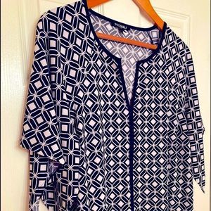 Roz & Ali Blouse with Kimono Style Sleeves